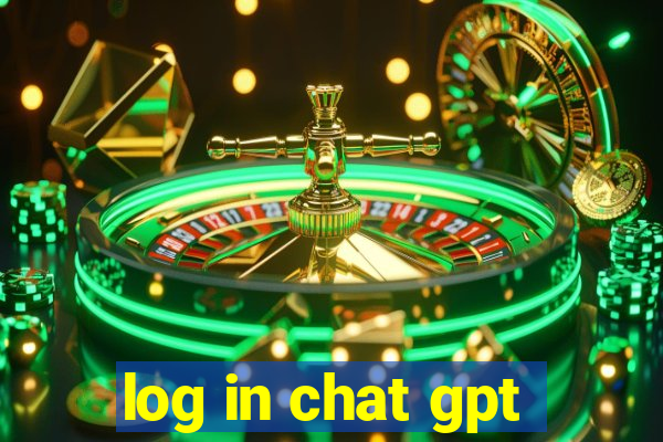 log in chat gpt